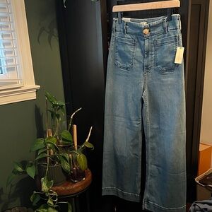 Maeve Light Blue Flare Jeans